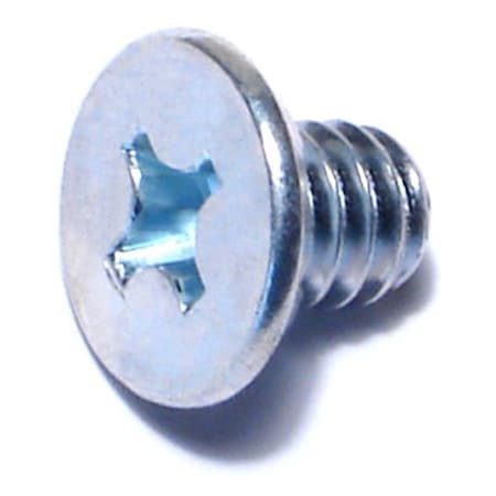 Midwest Fastener 1/4"-20 x 3/8 in Phillips Flat Machine Screw, Zinc Plated Steel, 100 PK 07303
